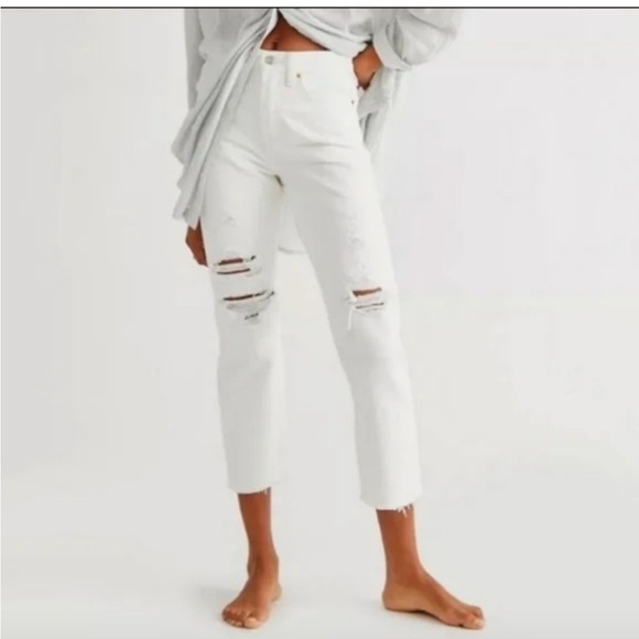 Levi’s Wedgie White Highrise Jeans Button Fly Size 26 Cotton - Picture 17 of 17